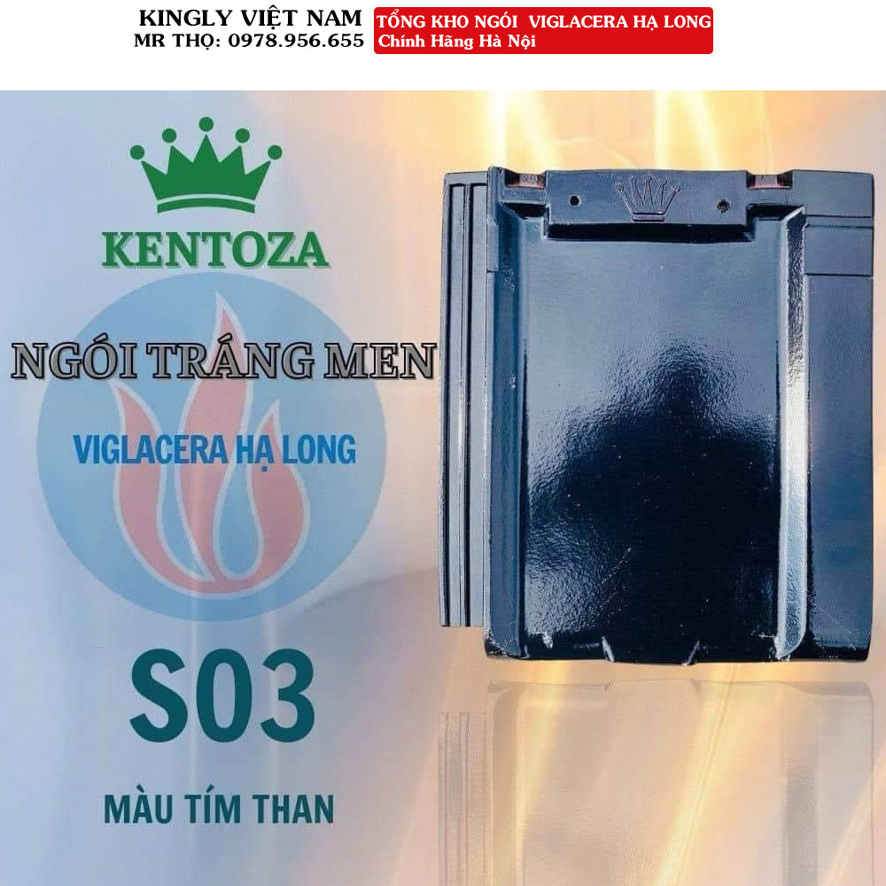 Ngói Phẳng KENTOZA VIGLACERA HẠ LONG S03 Loại A1